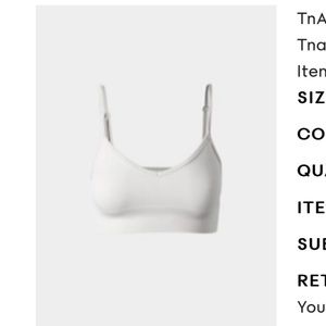 TnAction TnaBODY™ Barnes Bra Top